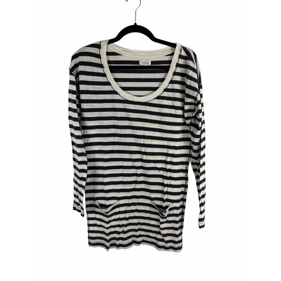 Aerie long sleeve stripped tunic T-shirt- size M - Picture 1 of 6